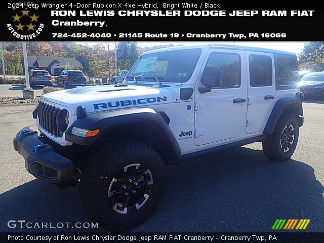 2024 Jeep Wrangler 4-Door Rubicon X 4xe Hybrid in Bright White