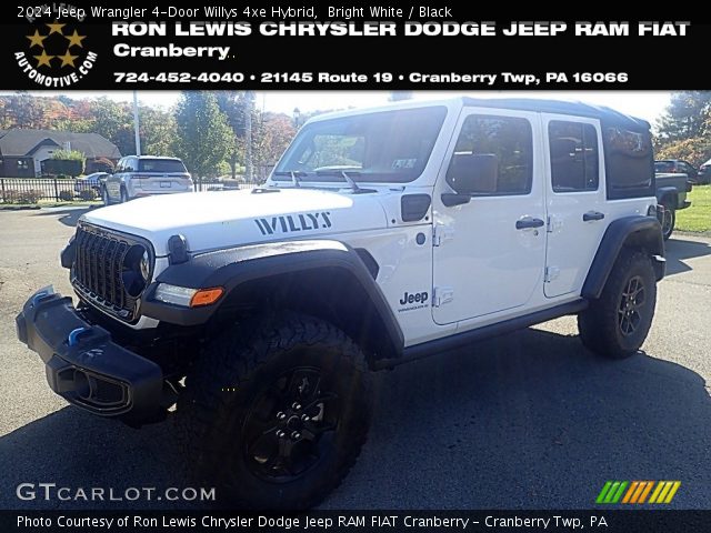 2024 Jeep Wrangler 4-Door Willys 4xe Hybrid in Bright White