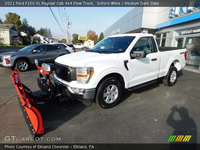 2021 Ford F150 XL Regular Cab 4x4 Plow Truck in Oxford White
