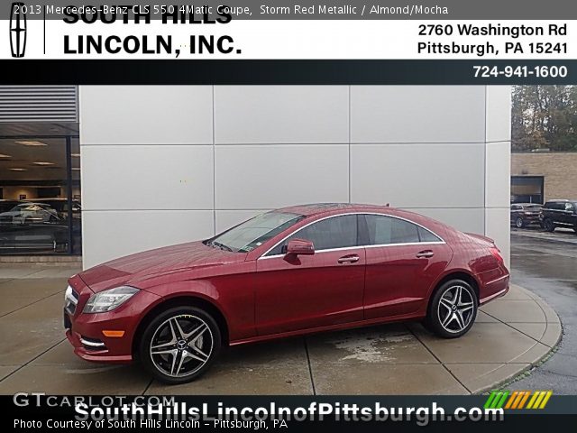 2013 Mercedes-Benz CLS 550 4Matic Coupe in Storm Red Metallic