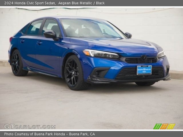 2024 Honda Civic Sport Sedan in Aegean Blue Metallic