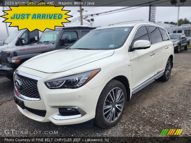 2020 Infiniti QX60 Luxe AWD in Majestic White