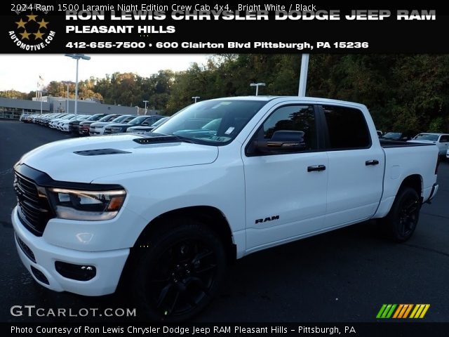 2024 Ram 1500 Laramie Night Edition Crew Cab 4x4 in Bright White