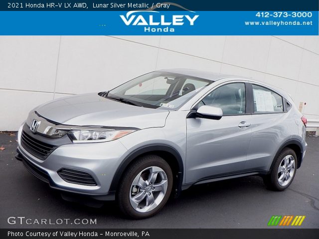 2021 Honda HR-V LX AWD in Lunar Silver Metallic