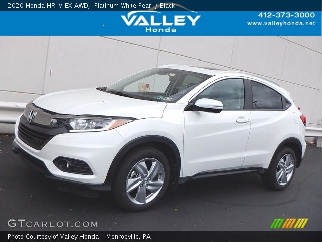 2020 Honda HR-V EX AWD in Platinum White Pearl