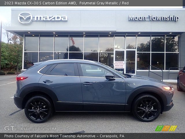 2023 Mazda CX-30 S Carbon Edition AWD in Polymetal Gray Metallic