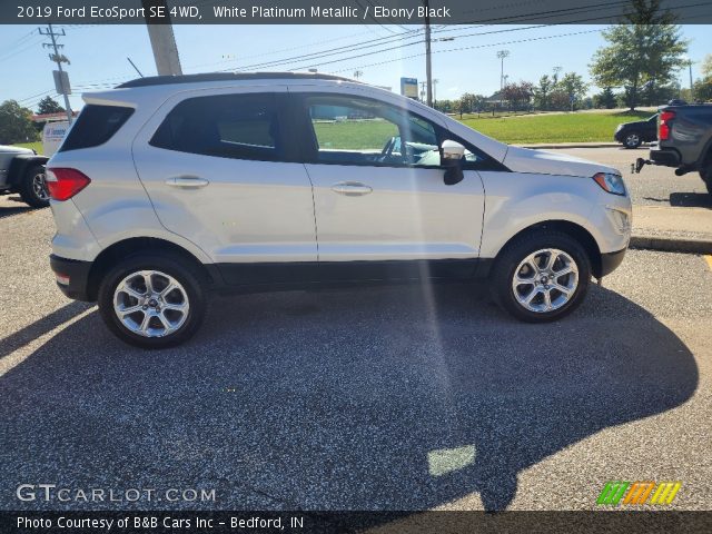 2019 Ford EcoSport SE 4WD in White Platinum Metallic