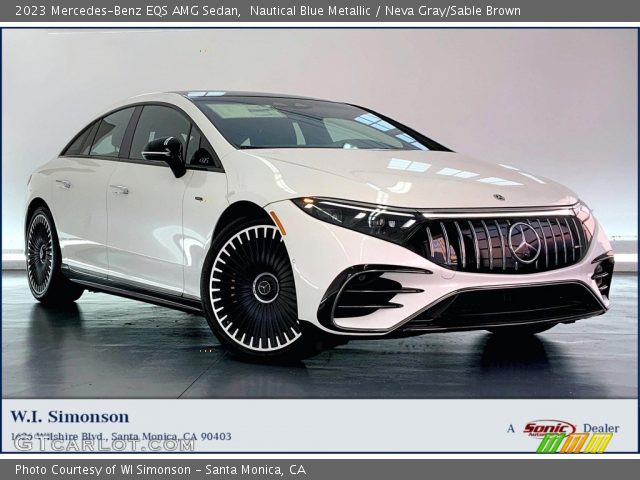 2023 Mercedes-Benz EQS AMG Sedan in Nautical Blue Metallic