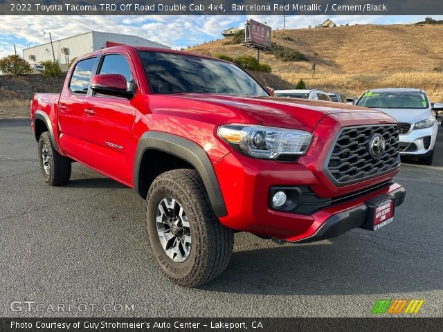 2022 Toyota Tacoma TRD Off Road Double Cab 4x4 in Barcelona Red Metallic