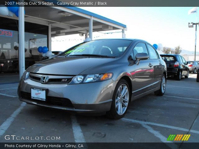 2007 Honda Civic Si Sedan in Galaxy Gray Metallic