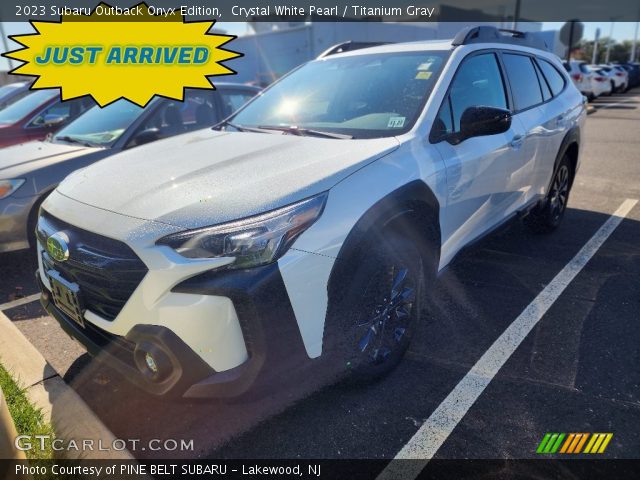 2023 Subaru Outback Onyx Edition in Crystal White Pearl
