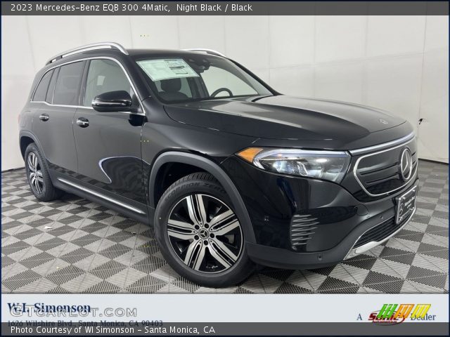 2023 Mercedes-Benz EQB 300 4Matic in Night Black