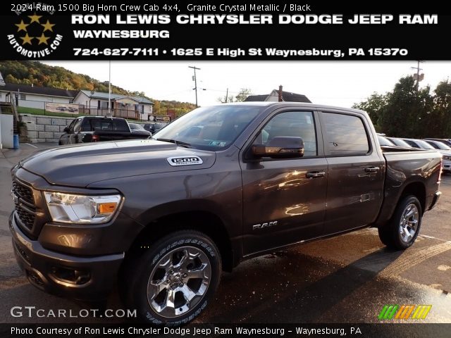 2024 Ram 1500 Big Horn Crew Cab 4x4 in Granite Crystal Metallic