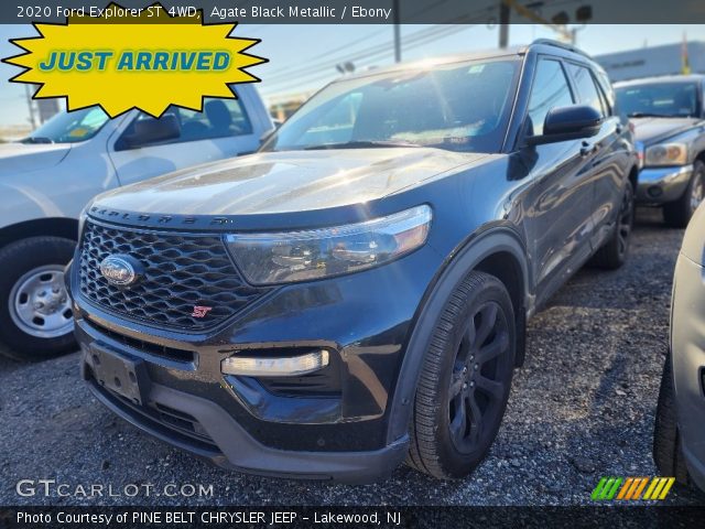 2020 Ford Explorer ST 4WD in Agate Black Metallic