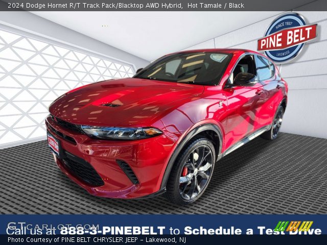 2024 Dodge Hornet R/T Track Pack/Blacktop AWD Hybrid in Hot Tamale