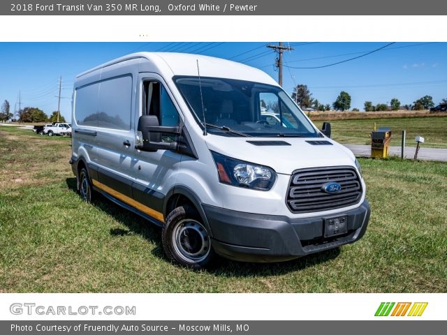 2018 Ford Transit Van 350 MR Long in Oxford White