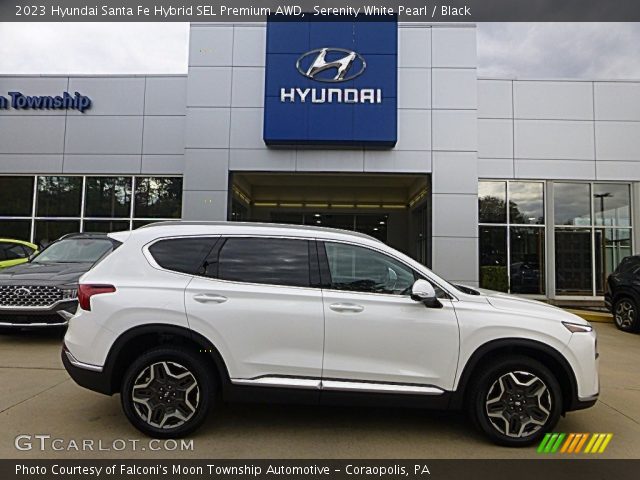 2023 Hyundai Santa Fe Hybrid SEL Premium AWD in Serenity White Pearl