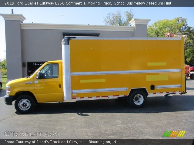 2019 Ford E Series Cutaway E350 Commercial Moving Truck in School Bus Yellow