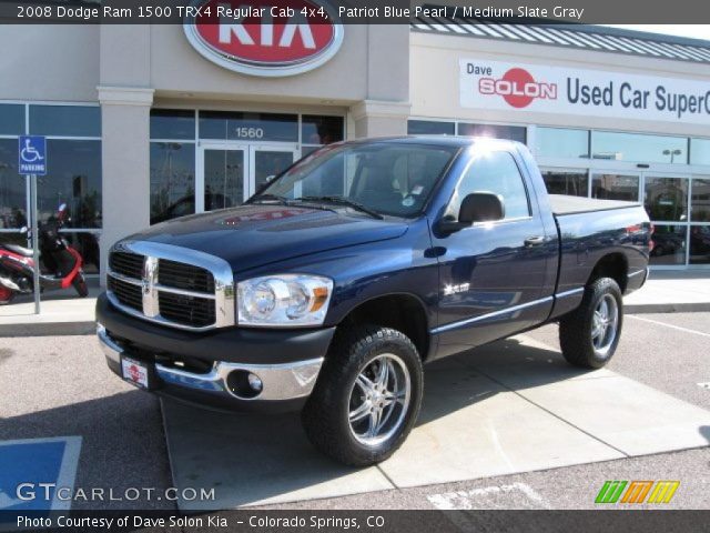 2008 Dodge Ram 1500 TRX4 Regular Cab 4x4 in Patriot Blue Pearl