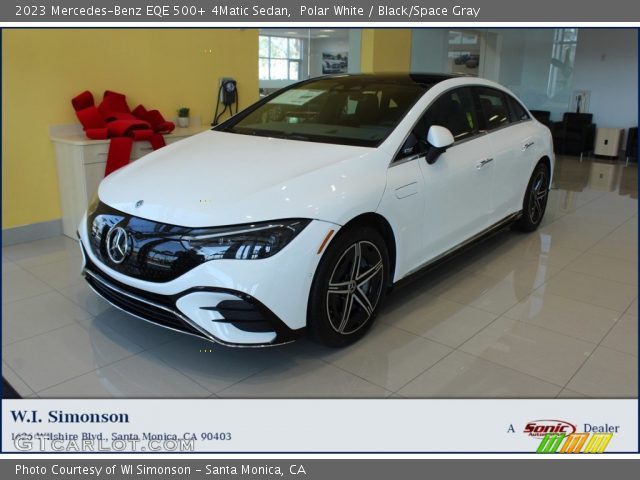 2023 Mercedes-Benz EQE 500+ 4Matic Sedan in Polar White