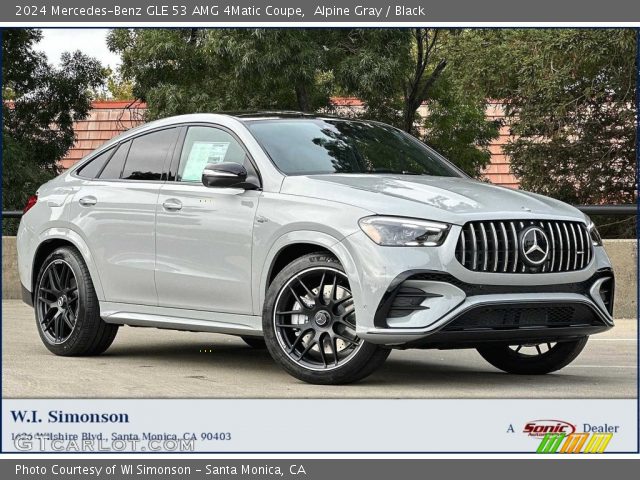 2024 Mercedes-Benz GLE 53 AMG 4Matic Coupe in Alpine Gray