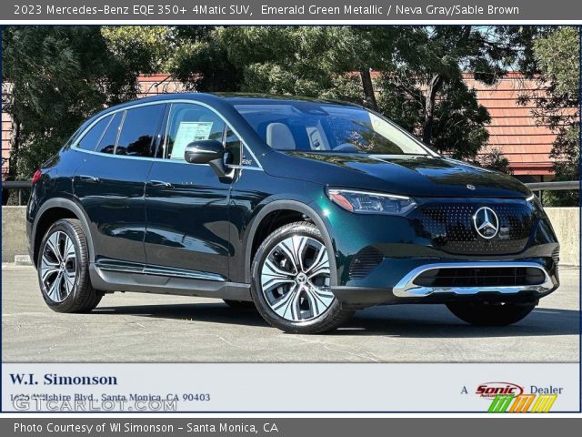 2023 Mercedes-Benz EQE 350+ 4Matic SUV in Emerald Green Metallic