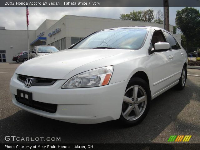 2003 White honda accord ex #6