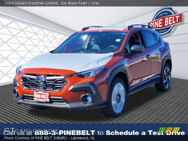 2024 Subaru Crosstrek Limited in Sun Blaze Pearl