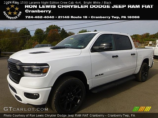 2024 Ram 1500 Laramie Night Edition Crew Cab 4x4 in Bright White