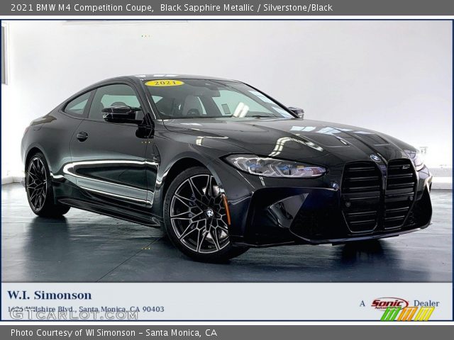 2021 BMW M4 Competition Coupe in Black Sapphire Metallic