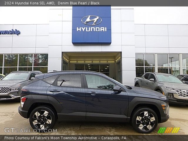 2024 Hyundai Kona SEL AWD in Denim Blue Pearl