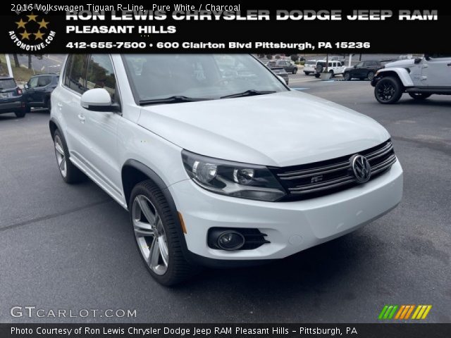 2016 Volkswagen Tiguan R-Line in Pure White