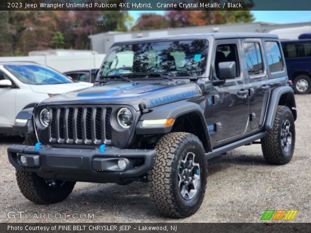 2023 Jeep Wrangler Unlimited Rubicon 4XE Hybrid in Granite Crystal Metallic