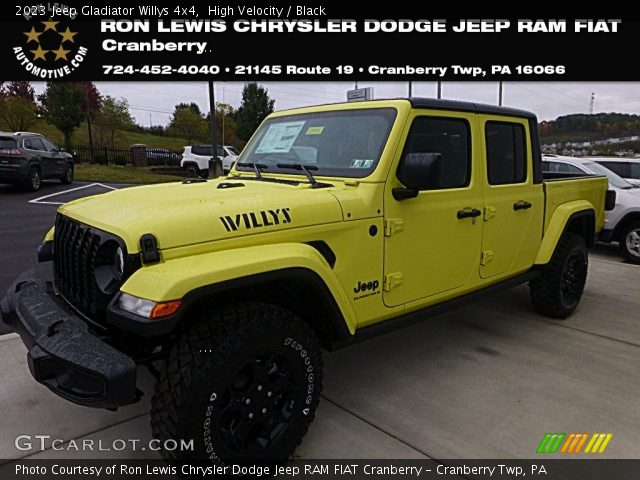 2023 Jeep Gladiator Willys 4x4 in High Velocity