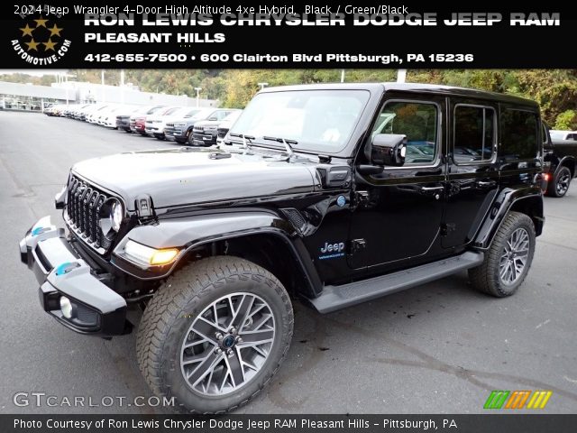 2024 Jeep Wrangler 4-Door High Altitude 4xe Hybrid in Black
