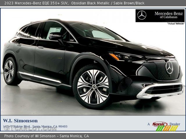 2023 Mercedes-Benz EQE 350+ SUV in Obsidian Black Metallic