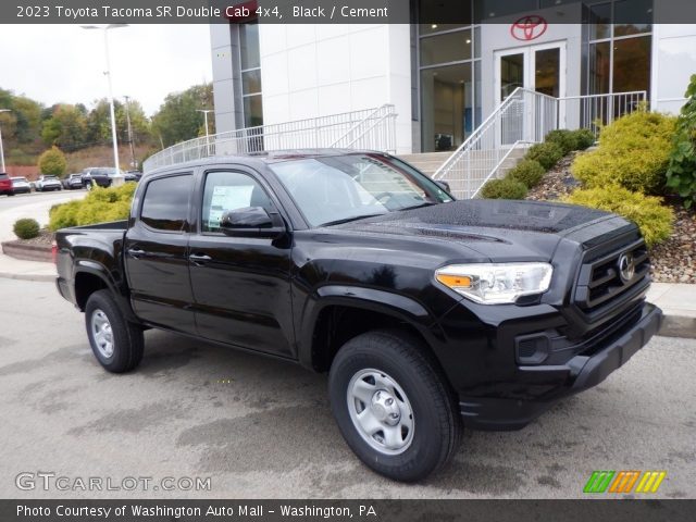 2023 Toyota Tacoma SR Double Cab 4x4 in Black