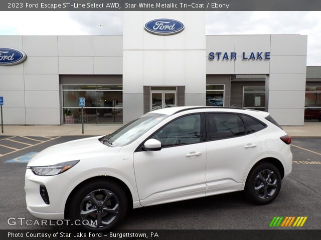 2023 Ford Escape ST-Line Select AWD in Star White Metallic Tri-Coat