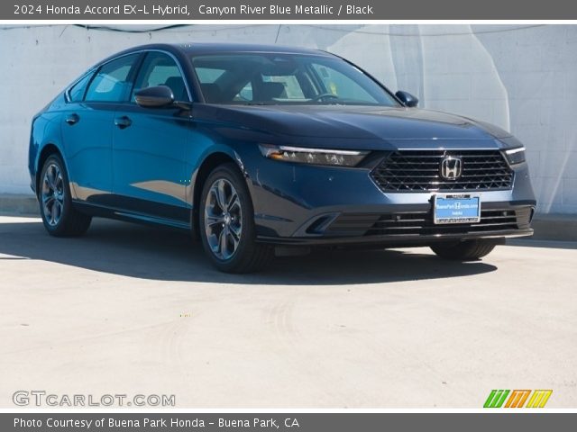 2024 Honda Accord EX-L Hybrid in Canyon River Blue Metallic