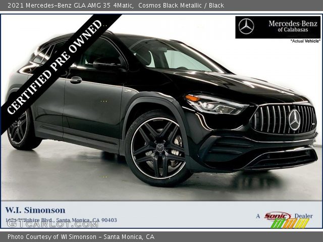 2021 Mercedes-Benz GLA AMG 35 4Matic in Cosmos Black Metallic