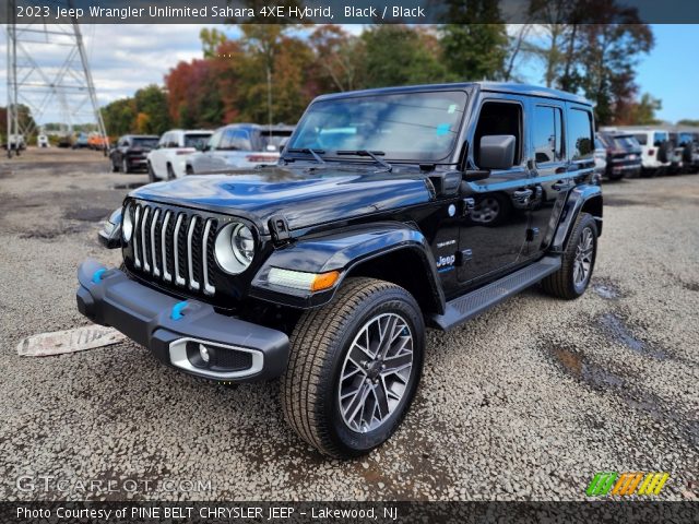 2023 Jeep Wrangler Unlimited Sahara 4XE Hybrid in Black