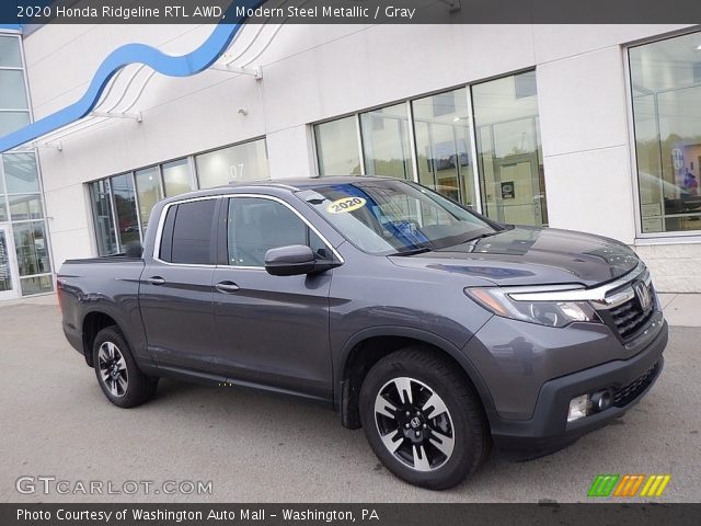 2020 Honda Ridgeline RTL AWD in Modern Steel Metallic