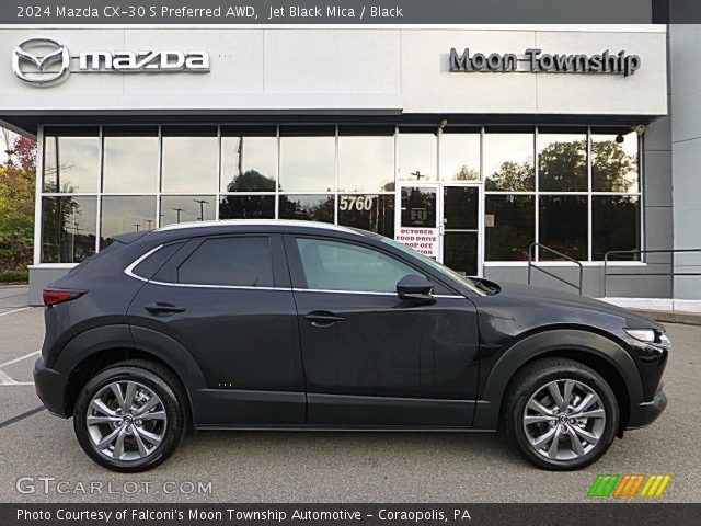 2024 Mazda CX-30 S Preferred AWD in Jet Black Mica