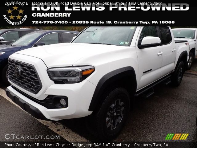 2021 Toyota Tacoma TRD Off Road Double Cab 4x4 in Super White