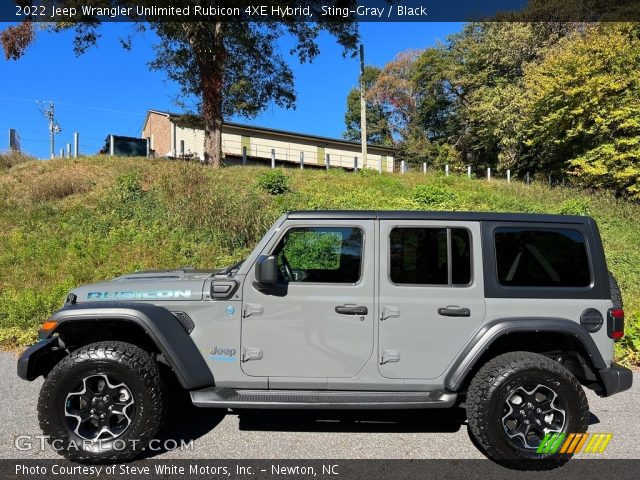 2022 Jeep Wrangler Unlimited Rubicon 4XE Hybrid in Sting-Gray