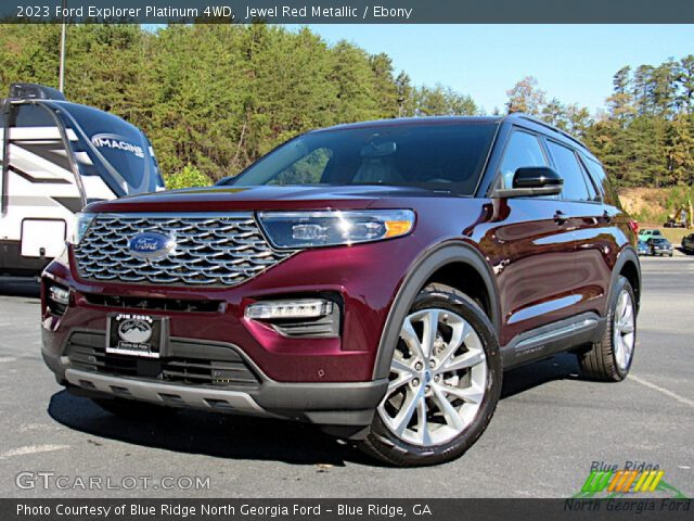 2023 Ford Explorer Platinum 4WD in Jewel Red Metallic