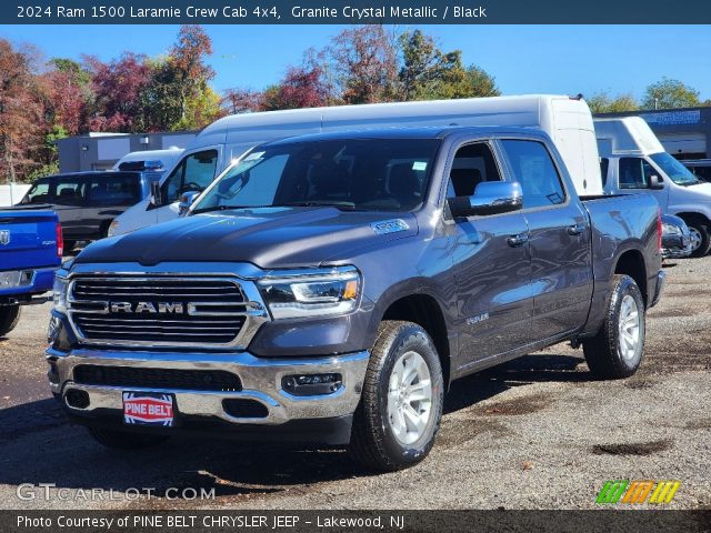 2024 Ram 1500 Laramie Crew Cab 4x4 in Granite Crystal Metallic