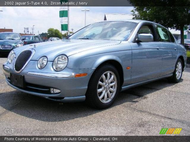 2002 Jaguar S-Type 4.0 in Zircon Metallic