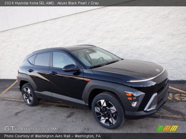 2024 Hyundai Kona SEL AWD in Abyss Black Pearl