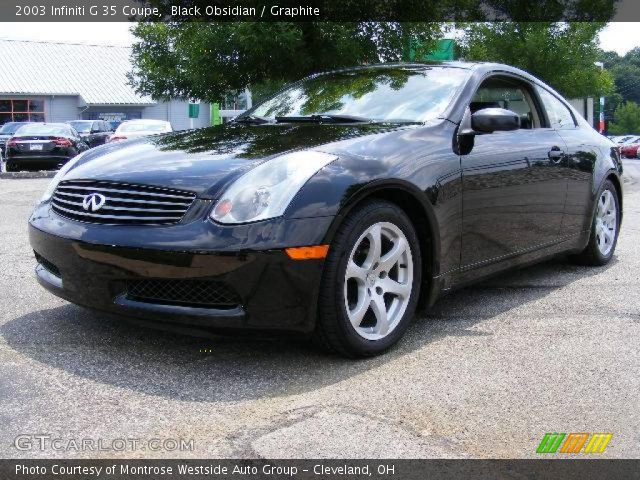 2003 Infiniti G 35 Coupe in Black Obsidian